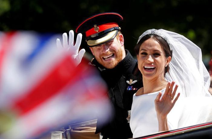 Hoàng tử Harry kết hôn với cô dâu Meghan Markle vào ngày 19/5/2018.