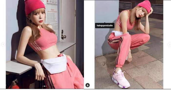 Mới đây, Thiều Bảo Trâm tung ảnh diện đồ thể thao "một cây hồng" khoe rõ body chuẩn khiến fan tiếp tục "chao đảo". Trong ảnh, nữ ca sĩ thả dáng tự tin khoe vòng eo săn chắc, đường cong cơ thể chuẩn mẫu hút hơn 150.000 lượt yêu thích chỉ sau 1 ngày đăng tải.