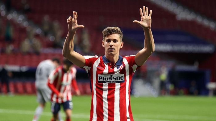  Đây đã là bàn thứ 9 của Llorente cho Atletico mùa này. Tiền vệ 26 tuổi là nhân tố thường xuyên tỏa sáng khi Atletico gặp bế tắc. Ảnh: Getty. 