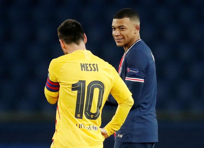 Mbappe lẽ ra gia nhập Barca từ năm 2017. Ảnh: Getty.