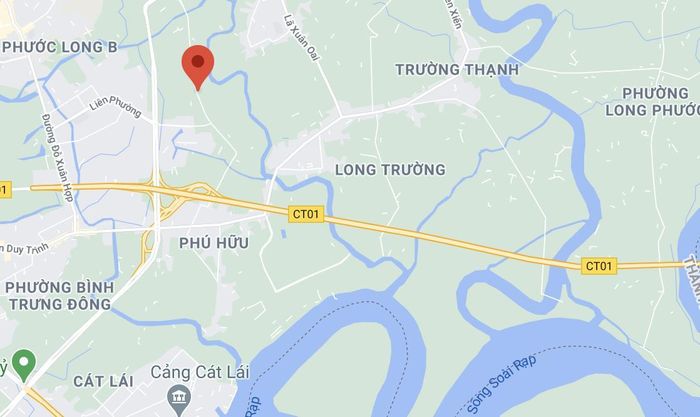  Vụ cháy xảy ra trên đường Bưng Ông Thoàn, TP Thủ Đức. Ảnh: Google Maps. 