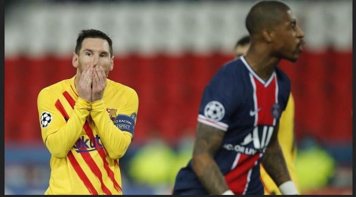 Messi không thể giúp Barca đi tiếp.