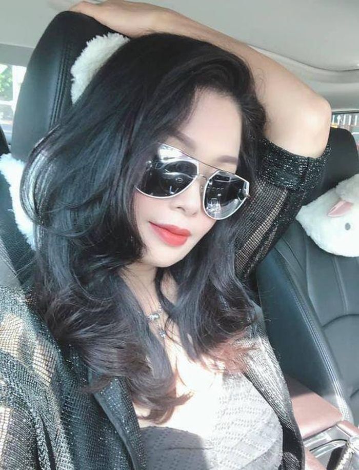 Diễn viên Thanh Tú trẻ đẹp ở tuổi 40. 