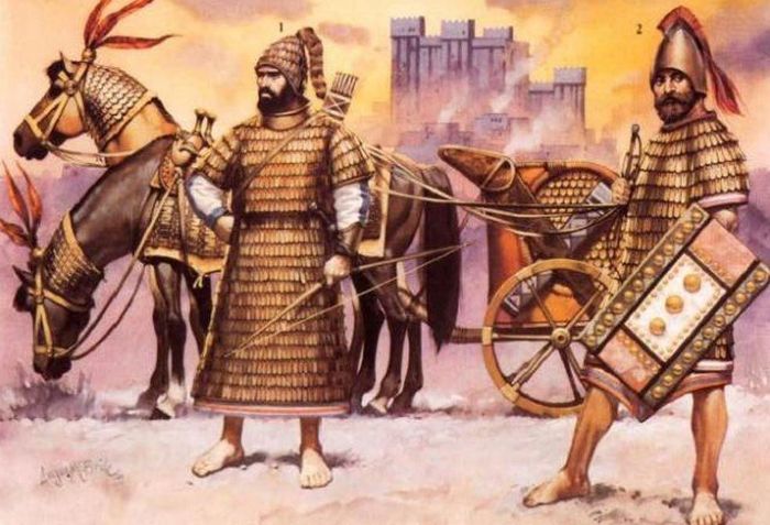 Các nhà sử học cho rằng, khi đế chế Babylon sụp đổ trước các cuộc xâm lược của đế quốc Hittite và người Kassite, tộc người Hurria đã trỗi dậy gây chiến với các thành bang khác. Họ đã giành chiến thắng và khai sinh ra vương triều Mitanni.