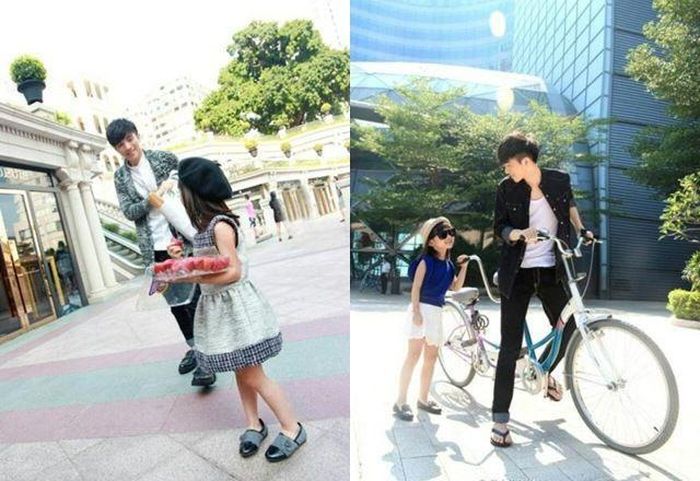 Mặc dù cách nhau tận 18 tuổi nhưng hai anh em vẫn vô cùng thân thiết, đi đâu cũng có nhau. Đặc biệt "anh trai quốc dân" này chiếm được tình cảm lớn trong lòng dân mạng bởi cách chăm em cực khéo của mình.