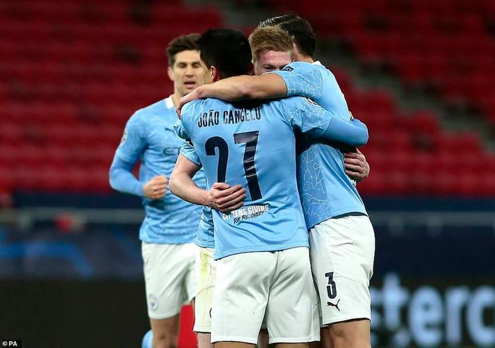 Man City nhẹ nhàng vào tứ kết Champions League 2020/21.