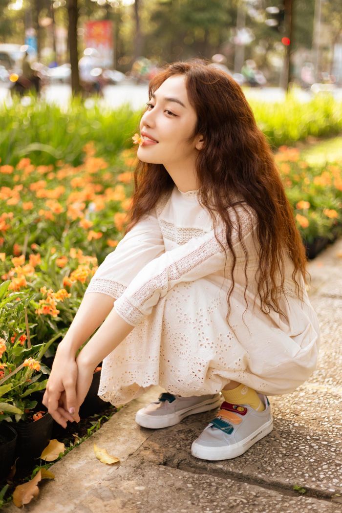 Hoàng Duyên được nhiều người gọi là "Hoàng Thùy Linh thứ hai". Ảnh: Anh Khoa. 
