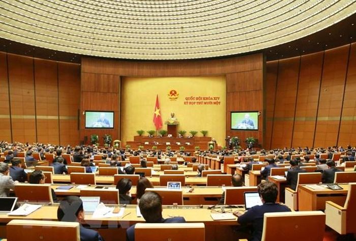 Quang cảnh phiên họp Quốc hội. (Ảnh: Phương Hoa/TTXVN)