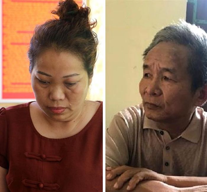 Hai đối tượng Tuyết và Tuyên trong đường dây lừa chạy việc vào bệnh viện, chiếm đoạt gần 5 tỉ đồng. 