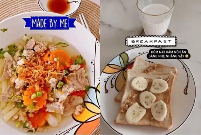 Kể từ khi được gả vào gia đình quyền thế, thỉnh thoảng nàng beauty blogger lại chia sẻ hình ảnh làm "gái đảm" ai cũng xuýt xoa khen ngợi.