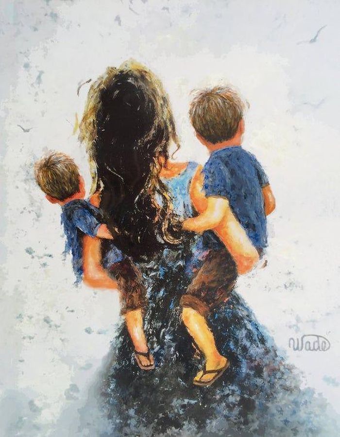Bị chồng phản bội, em sẵn sàng ra đi với 2 bàn tay trắng nhưng quyết tâm đưa 2 con theo cùng. Tranh minh họa