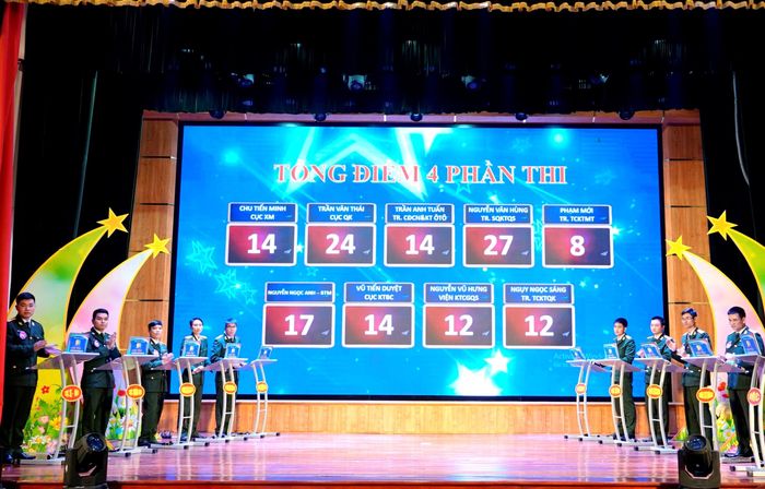 Các thí sinh tham gia hội thi.