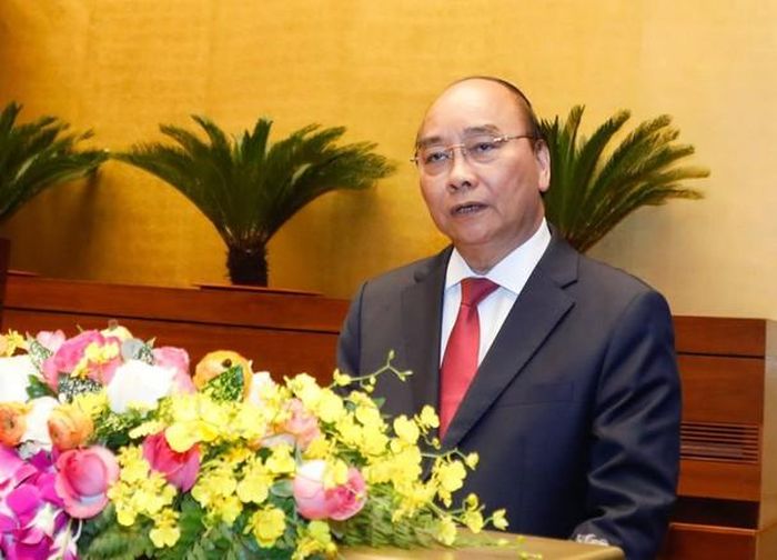 Thủ tướng Chính phủ Nguyễn Xuân Phúc quán triệt chuyên đề: Chiến lược phát triển kinh tế - xã hội 10 năm 2021- 2030 và phương hướng, nhiệm vụ 5 năm tới (2021 - 2025). Ảnh: VGP/Nhật Bắc