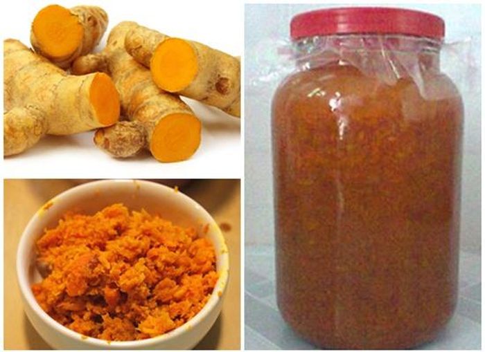 Rượu nghệ là phương thức trị mụn được nhiều chị em ưa chuộng.