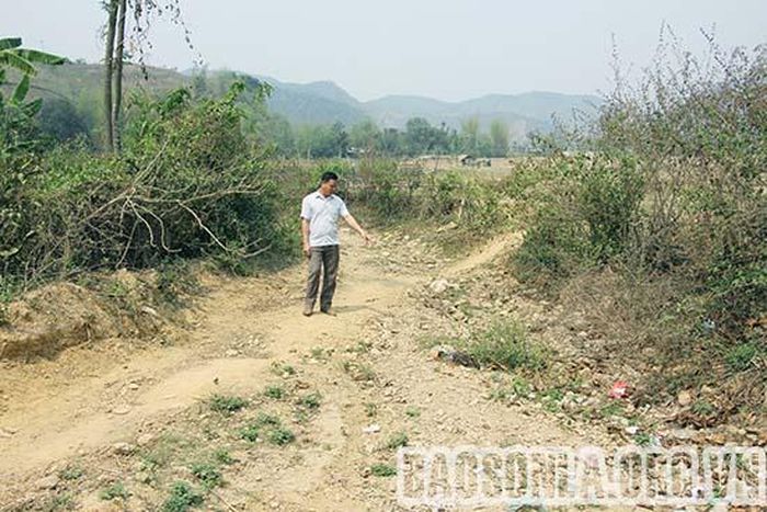 Những dòng suối tại bản Lứa, xã Pi Toong (Mường La) đã cạn kiệt nước.