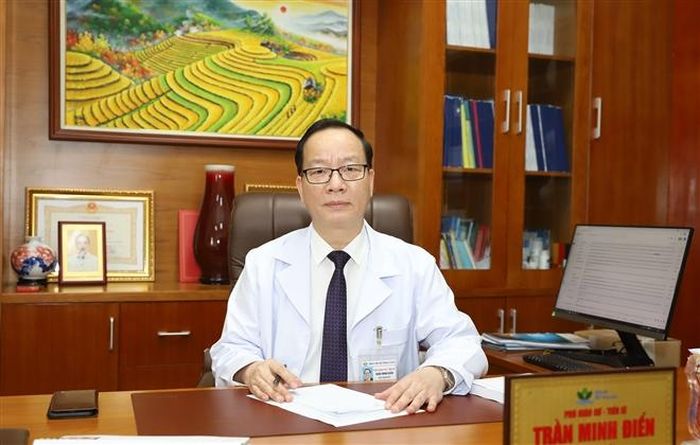Tân Giám đốc Bệnh viện Nhi Trung ương PGS. TS. TTND Trần Minh Điển.