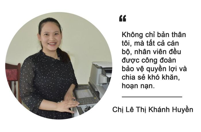 Chị Lê Thị Khánh Huyền. Ảnh: Công Khang