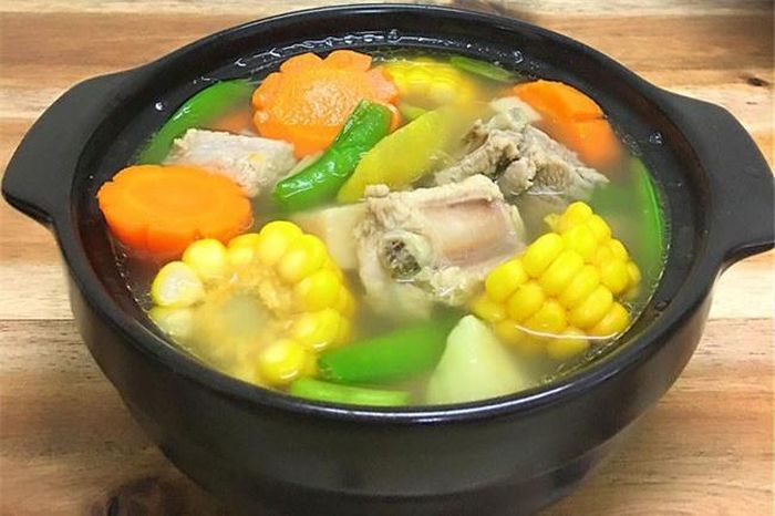  Món canh sườn ngày đông.