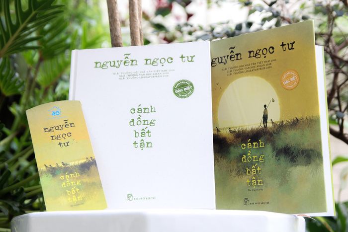 Ấn bản Cánh đồng bất tận đặc biệt năm 2021 là bản sách đầu tiên có tranh minh họa màu khổ 19 x 24 cm, dày 144 trang, được in bìa cứng có bìa áo bên ngoài, bìa trong thiết kế tối giản, dập nhũ, tặng kèm bookmark in hai mặt.