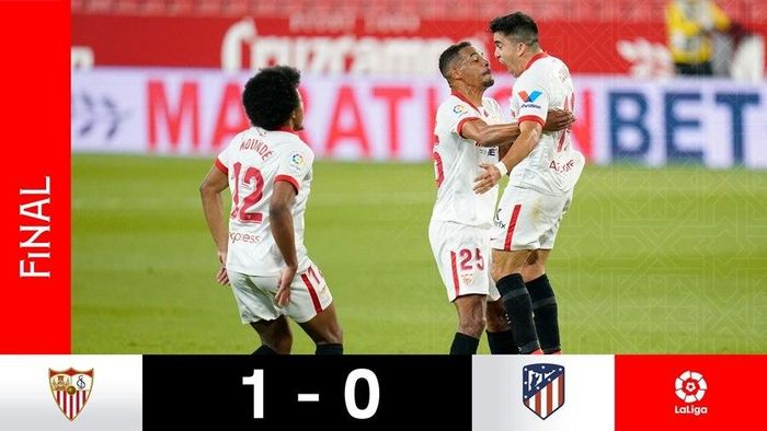 Đánh bại Atletico giúp Sevilla củng cố vị trí trong top 4. Nếu Barca thắng Real Valladolid vào đêm nay, khoảng cách giữa Atletico và Barca chỉ còn lại 1 điểm, Real Madrid cũng chỉ còn kém thầy trò HLV Diego Simeone 3 điểm