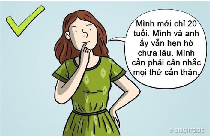 Kết hôn là chuyện cả đời và không phải lúc nào cũng khiến bạn vui vẻ, hạnh phúc. Nếu bạn quyết định kết hôn, hãy cân nhắc thật kĩ lưỡng và hiểu rằng bạn cần phải có trách nhiệm trong mối quan hệ của mình cũng như sẵn sàng với nó.