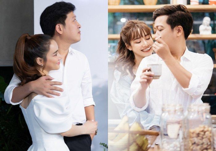 Trường Giang thay đổi từ hình ảnh người đàn ông đào hoa sang người chồng chiều vợ hết mực. Không khó để thấy hình ảnh nam diễn viên nhắn tin ngọt ngào cho vợ, chuẩn bị từng bữa ăn, đưa bà xã và gia đình đi chơi...