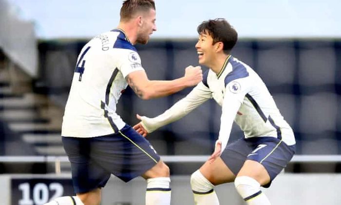 Son Heung Min đã xác định tương lai với Tottenham. (Ảnh: The Guardian)