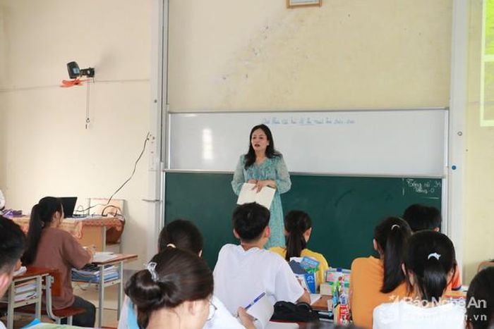 Giờ học của học sinh Trường PT DTNT THPT số 2. Ảnh: Mỹ Hà