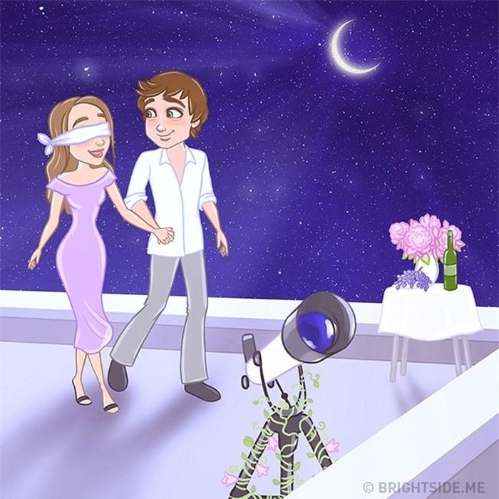 Hãy biến cuộc sống thành một câu chuyện cổ tích bằng cách tạo ra những bất ngờ lãng mạn.