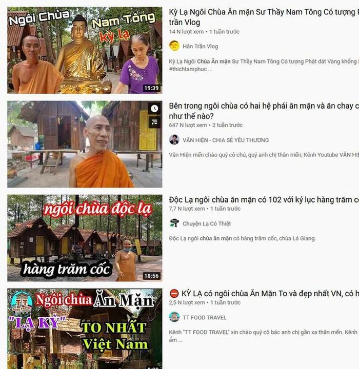 Trong thời gian gần đây nhiều YouTuber đã vào thiền viện Phước Sơn quay phim, lắp ghép câu chuyện và hình ảnh đưa lên mạng xã hội để câu view kiếm tiền gây phiền hà cho thiền viện