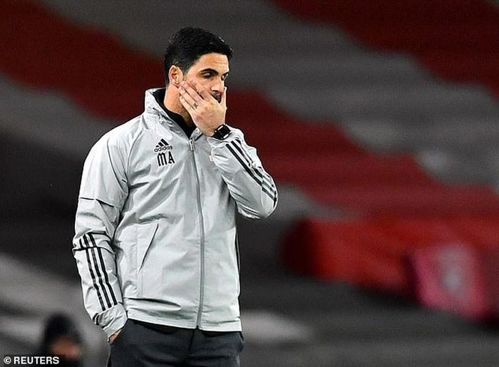 HLV Arteta đang lạc lõng ở Arsenal? ẢNH: REUTERS