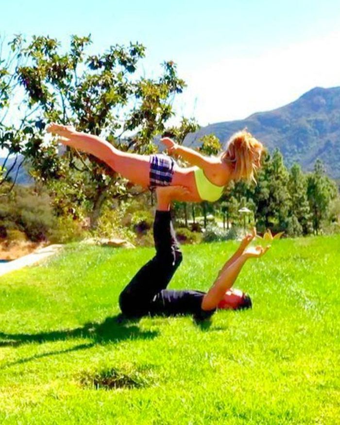 Britney Spears thường xuyên tập luyện thể thao để giữ gìn vóc dáng. Ảnh: Popsugar.