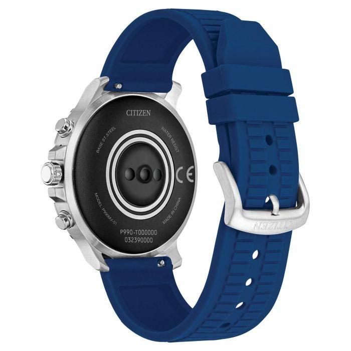 Sản phẩm của Citizen có kích thước mặt số 46 mm và độ dày 13 mm. Bên cạnh đó, dây đeo làm bằng silicone tạo cảm giác năng động, khỏe mạnh cho người đeo. Lớp vỏ của mẫu đồng hồ được làm từ thép không gỉ. Ảnh: Amazon.