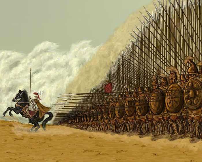  Đội hình phalanx được áp dụng trong rất nhiều đội quân thời cổ đại, nhưng gặt hái nhiều thành công nhất ở các thành bang Hy Lạp và đế chế Macedonia. Nhiều trận đánh lớn làm rung chuyển lịch sử của các thế lực này xoay quanh đội hình phalanx.