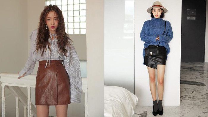 Muốn xúng xính đồ da sành điệu, các nàng nên mix match tối giản để đạt hiệu ứng tốt nhất.