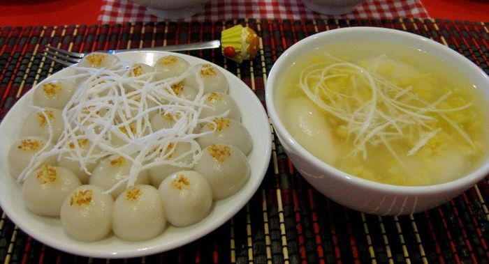 Bánh trôi, bánh chay là thứ không thể thiếu trong mâm cúng Tết Hàn thực