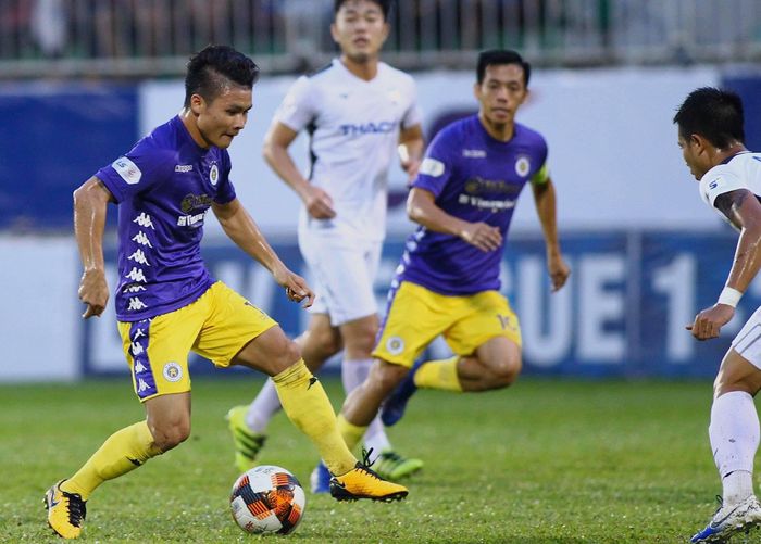 CLB Hà Nội có chuyến làm khách trước HAGL tại vòng 10 V.League 2021. Ảnh: Quang Thịnh.