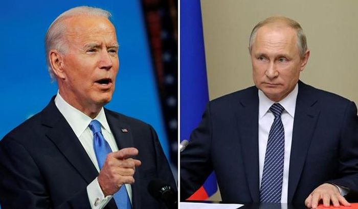 Tổng thống Mỹ Joe Biden và người đồng cấp Nga Vladimir Putin. Ảnh: Getty Images