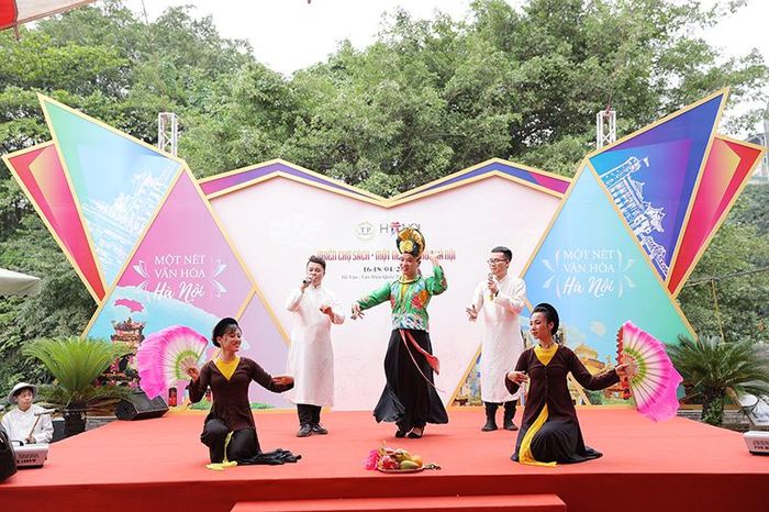 "Một nét văn hóa Hà Nội" diễn ra từ ngày 16 đến 18/4 tại khu vực Hồ Văn của Văn Miếu - Quốc Tử Giám