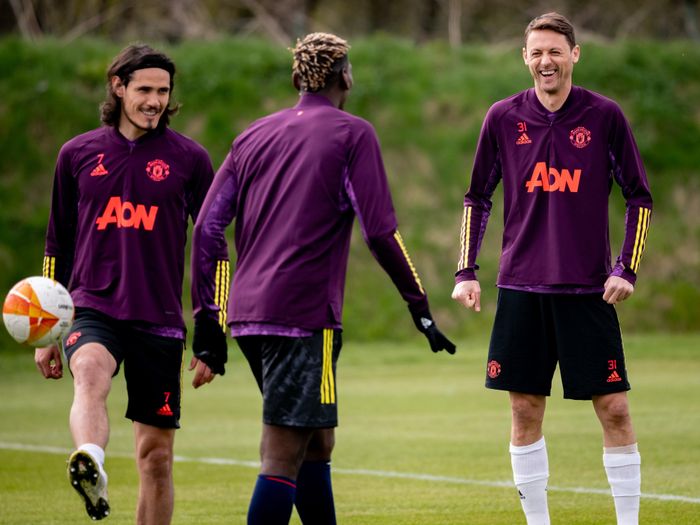Thầy trò Solskjaer tập luyện trước trận