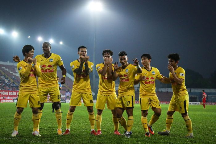  Các thống kê của HAGL là thông số của một nhà vô địch. Nhưng họ cần vượt qua thử thách lớn nhất mang tên CLB Hà Nội. Ảnh: Minh Chiến. 