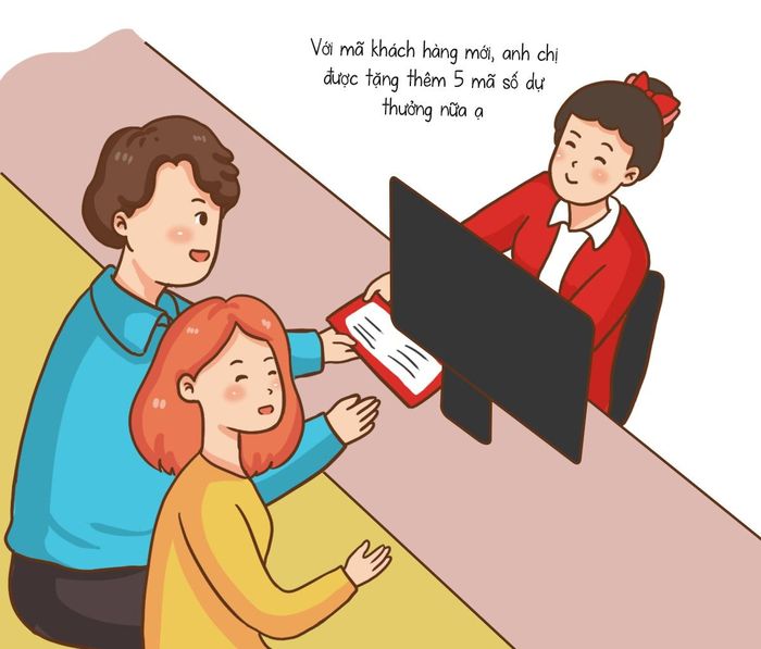 Người lần đầu mở mã khách hàng (CIF mới) tại HDBank còn được tặng 5 mã số dự thưởng và 3 thẻ cào cho tất cả sổ tiết kiệm tham gia chương trình. Với sổ tiết kiệm đầu tiên từ 200 triệu đồng trở lên, khách hàng được tặng 20 mã số dự thưởng. HDBank còn tặng thêm 5 mã số dự thưởng cho khách hàng hiện hữu gửi sổ tiết kiệm tối thiểu 100 triệu đồng với kỳ hạn 6 tháng trở lên. Tổng giá trị giải thưởng ước tính hơn 11 tỷ đồng với gần 23.000 giải thưởng, áp dụng tại tất cả điểm giao dịch trên toàn quốc. Chương trình được triển khai từ 18/1 đến 30/4.