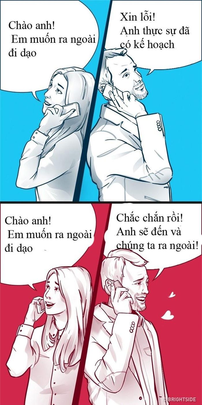 Luôn muốn ở gần bạn: Chỉ cần bạn gọi, người đó không ngại ngần mà đến bên bạn, có mặt nhanh nhất có thể.