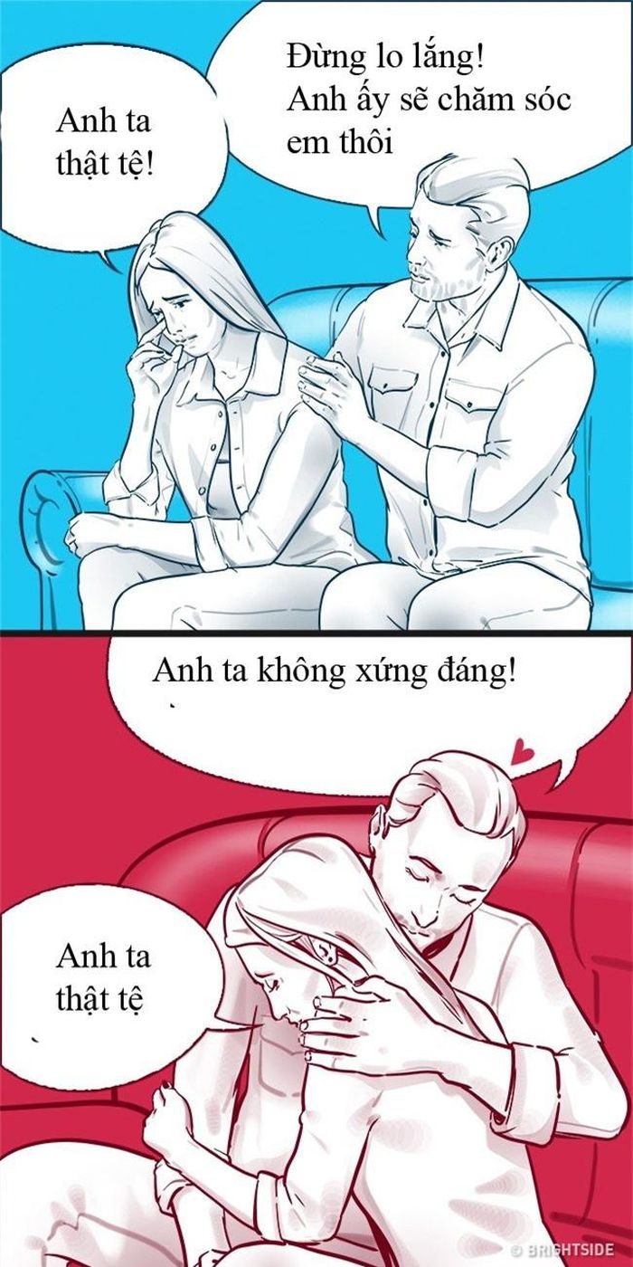 Nói về một người đàn ông khác, họ sẽ chọn cách ở bên, chia sẻ cũng như thể hiện tâm ý của mình.