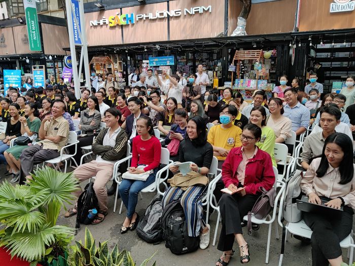 Chương trình thu hút đông đảo các bạn trẻ tham dự và ở lại đến cuối chương trình