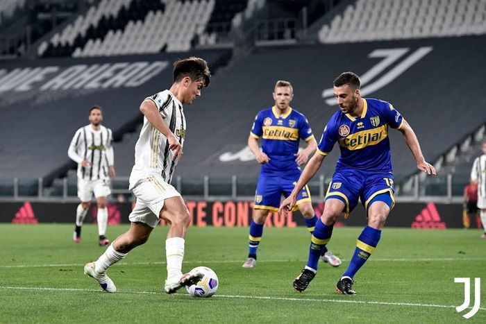 Dybala có cơ hội nhưng không thể ghi bàn trước Parma