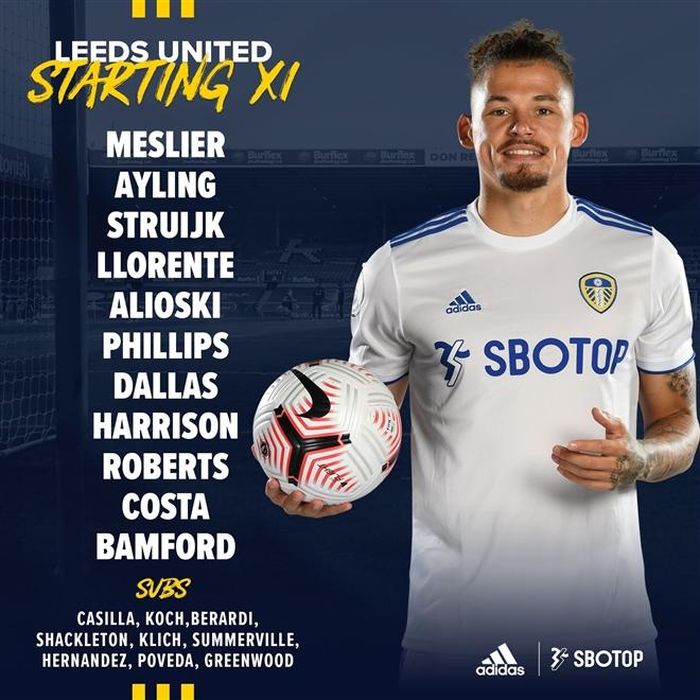 Leeds vừa thắng Man City và hòa Liverpool. 