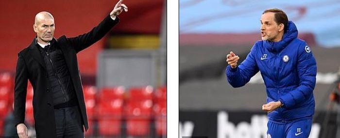Màn so tài đỉnh cao giữa Zidane và Tuchel. Ảnh: DM