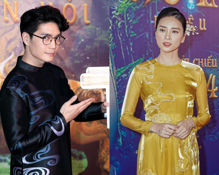  Huy Trần diện đồng phục áo dài giống ê-kíp phim, xuất hiện từ sớm trong buổi ra mắt. Anh theo sát Ngô Thanh Vân trong suốt sự kiện và dùng điện thoại để ghi lại khoảnh khắc của bạn gái. Tuy nhiên, cặp đôi chọn khoảng cách an toàn, tránh xuất hiện cùng nhau trong khung hình. Trước đó, nói về người yêu, nhà sản xuất 42 tuổi chia sẻ: “Tôi rất hạnh phúc khi ở bên cạnh Huy. Thực sự, Huy làm tôi vui”. 