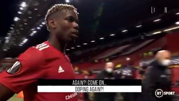 Pogba ngỡ ngàng khi nhận thông báo kiểm tra doping.